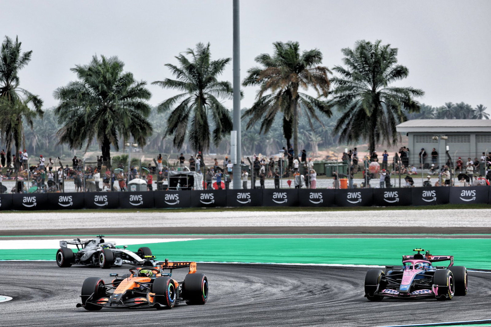 The track surface at Sepang is extremely rough