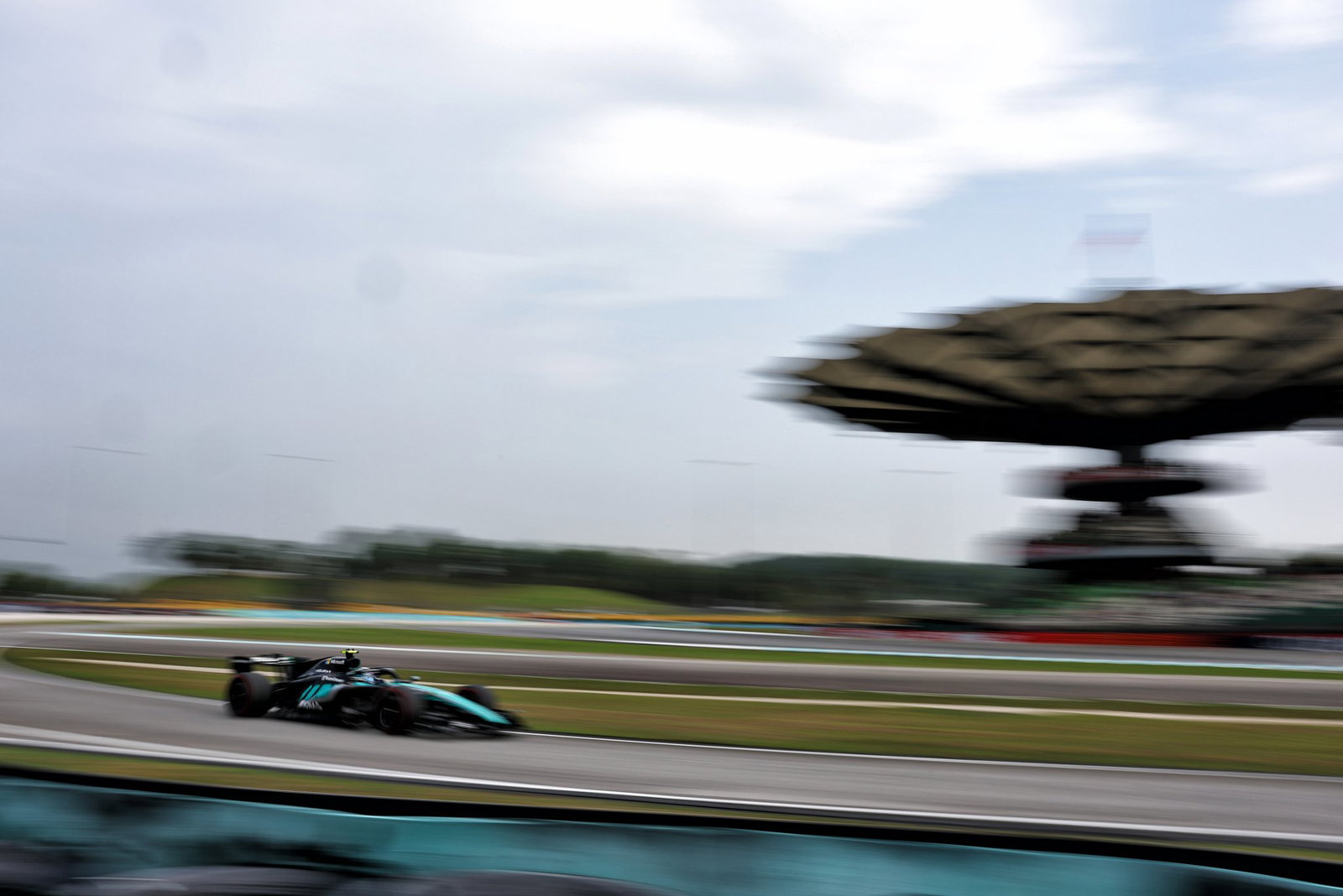Mercedes was unusually off the pace despite bringing a major upgrade