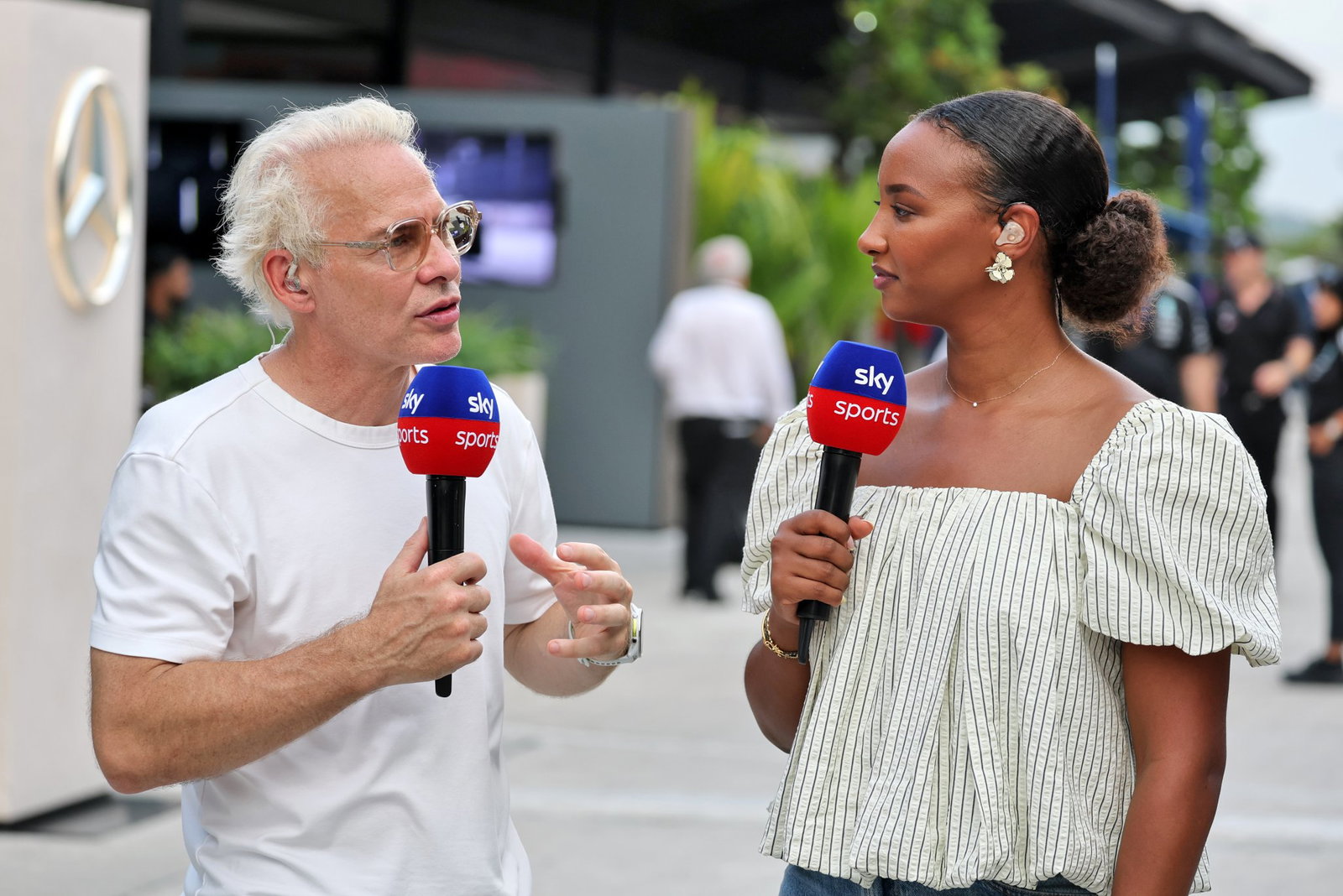 1997 F1 champion Villeneuve is a pundit for Sky Sports 
