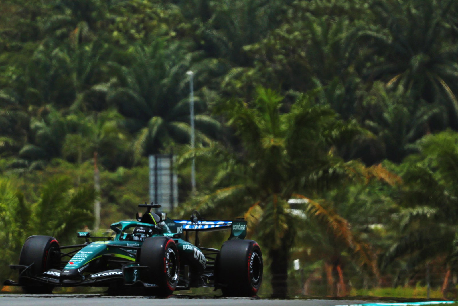 Both Aston Martins made it into Q2 for the first time this season