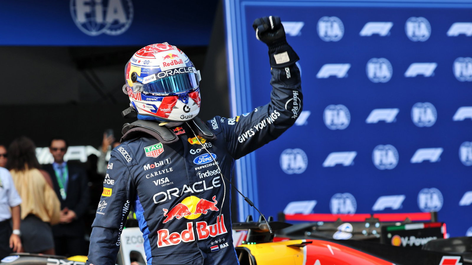 Max Verstappen took his and Red Bull's first pole of 2026