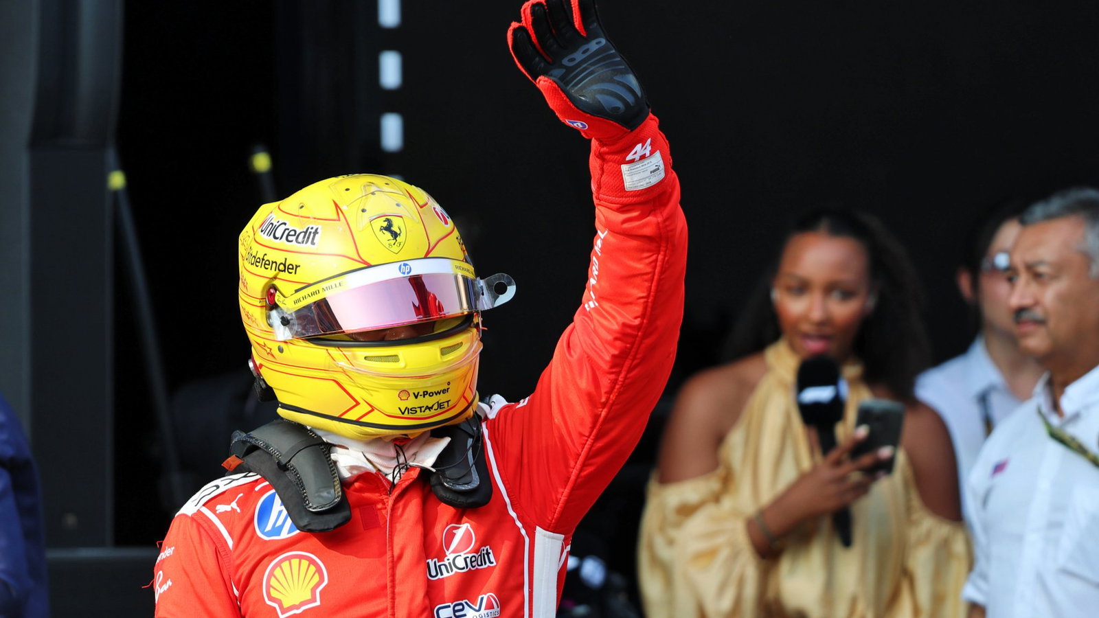 Lewis Hamilton qualified on the front-row of the Sepang grid 