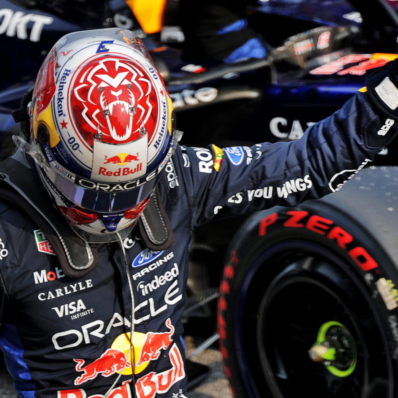 Max Verstappen starts from pole position