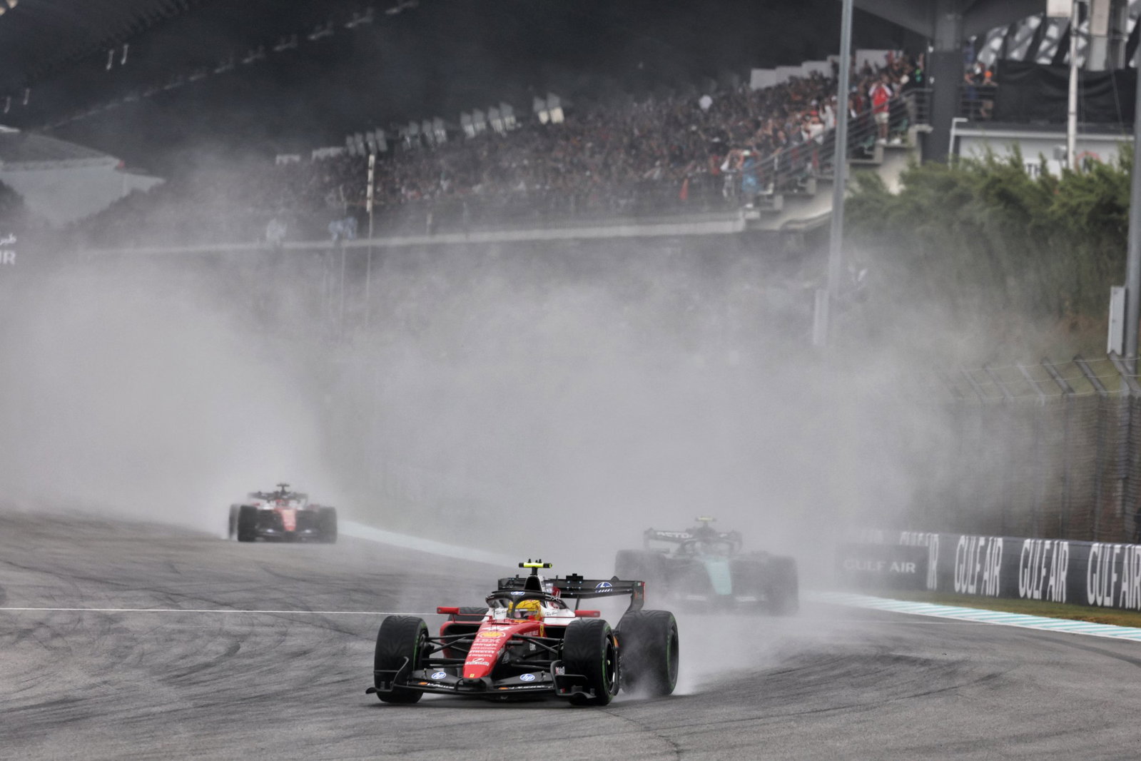 Lewis Hamilton hit trouble on the formation lap