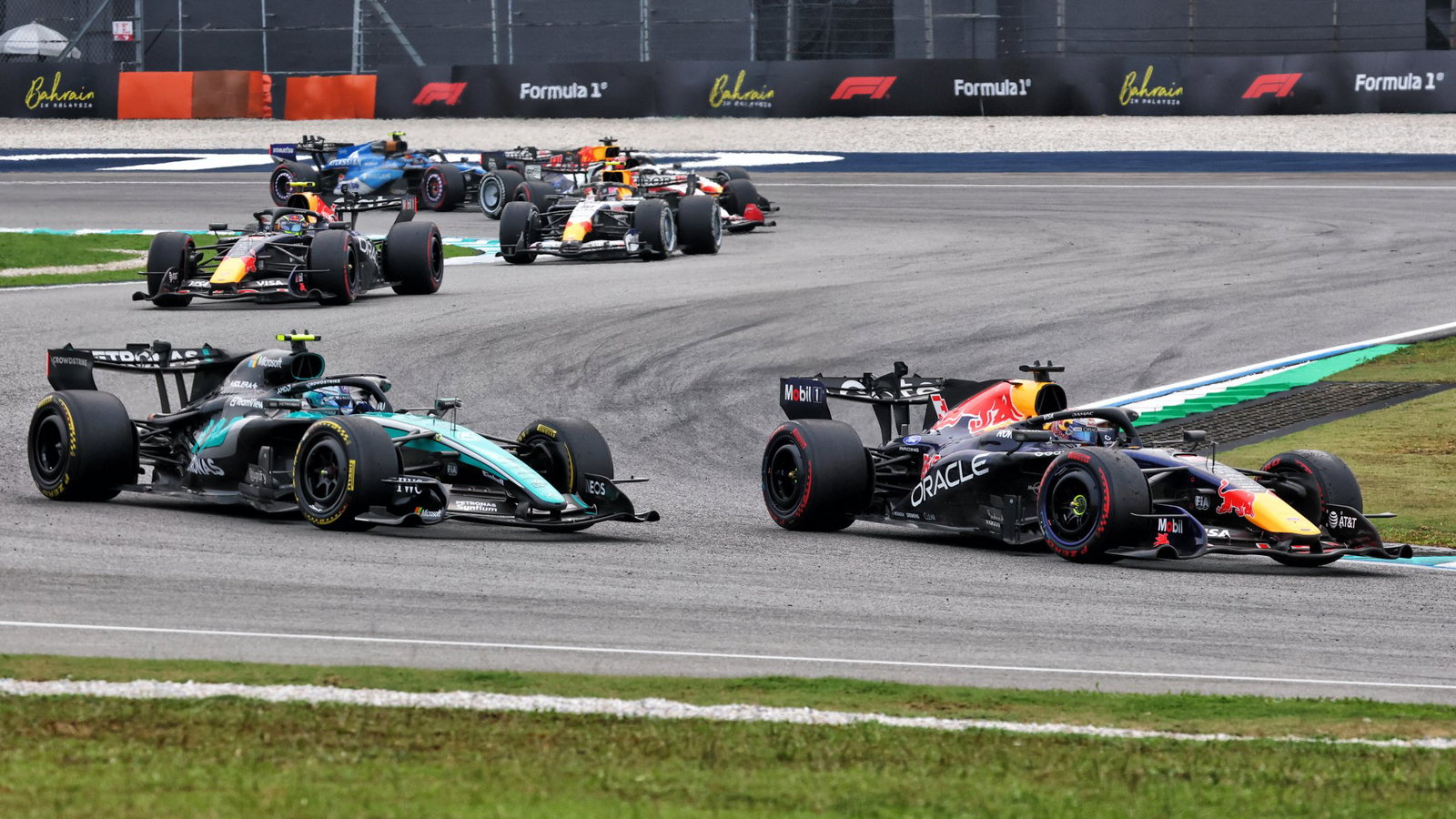 Max Verstappen and Kimi Antonelli