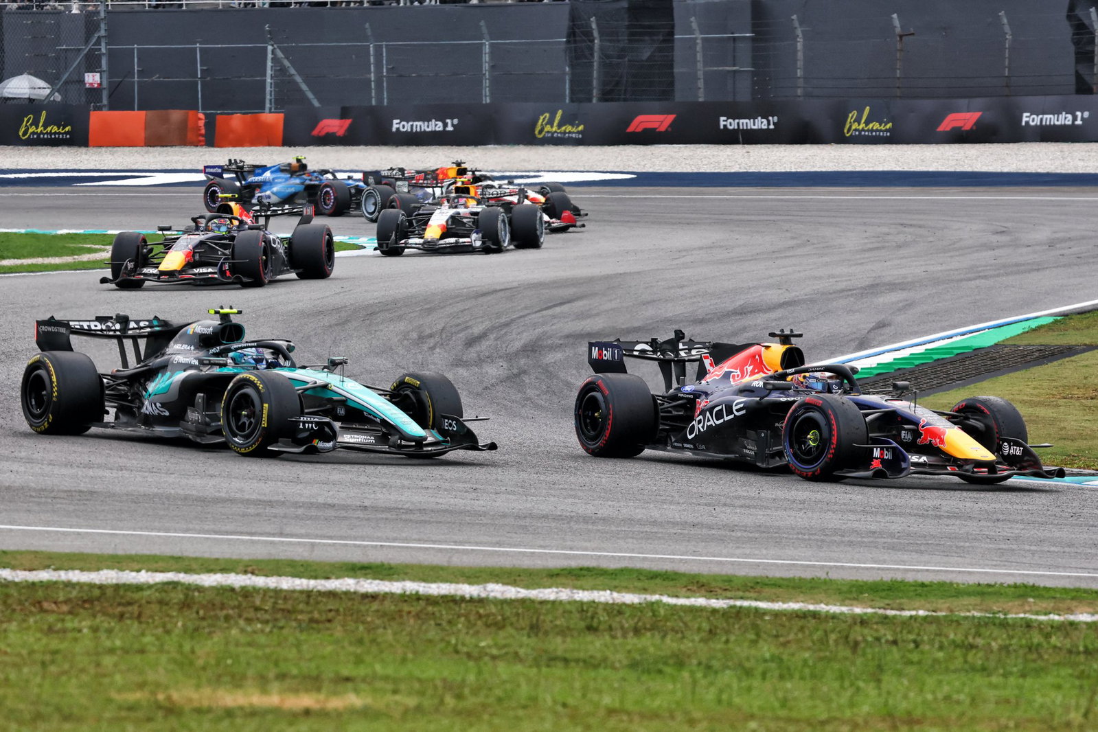 Max Verstappen and Kimi Antonelli