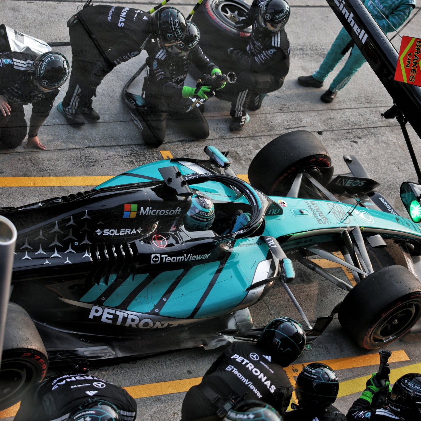 Mercedes has been left confused about its upgraded W17