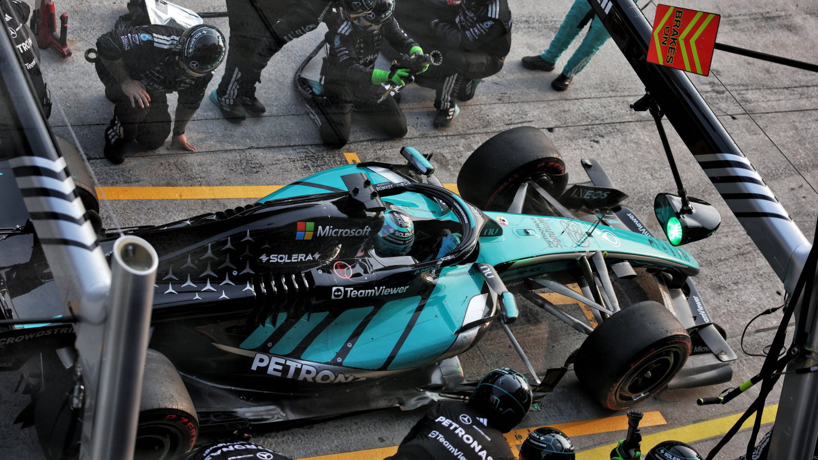 Mercedes has been left confused about its upgraded W17