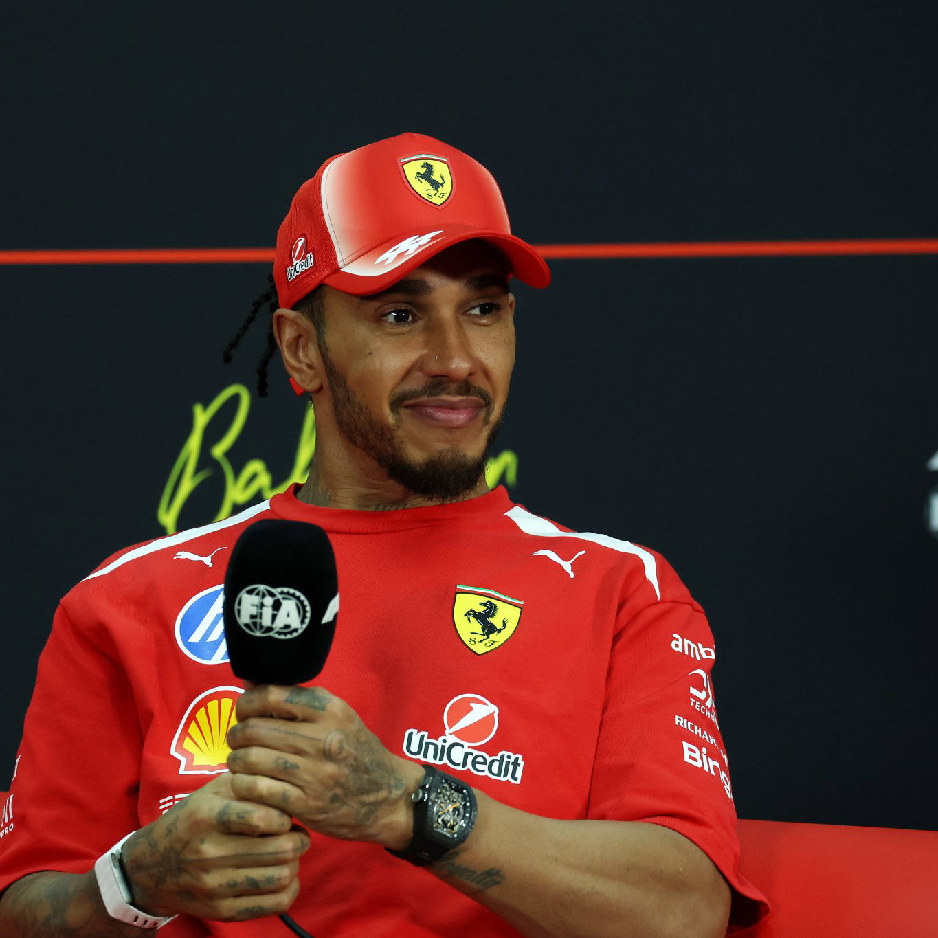 Lewis Hamilton joked about Ferrari's strategy blunder in Malaysia 