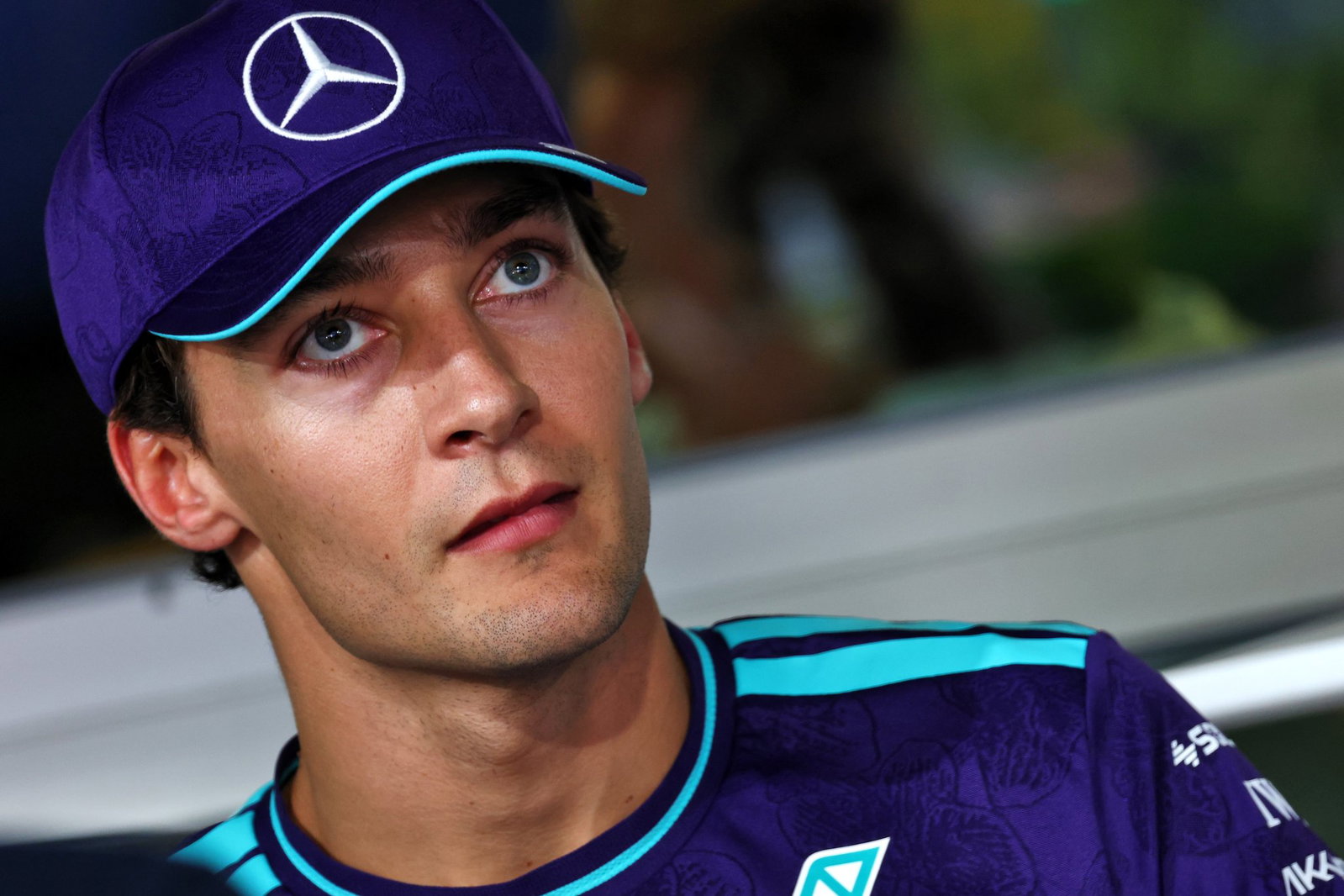 George Russell will start from the back in Singapore