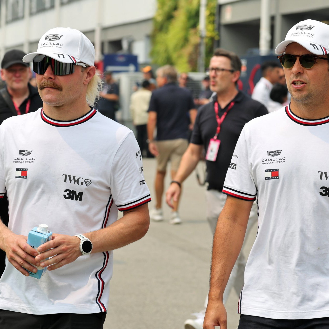 Valtteri Bottas and Sergio Perez