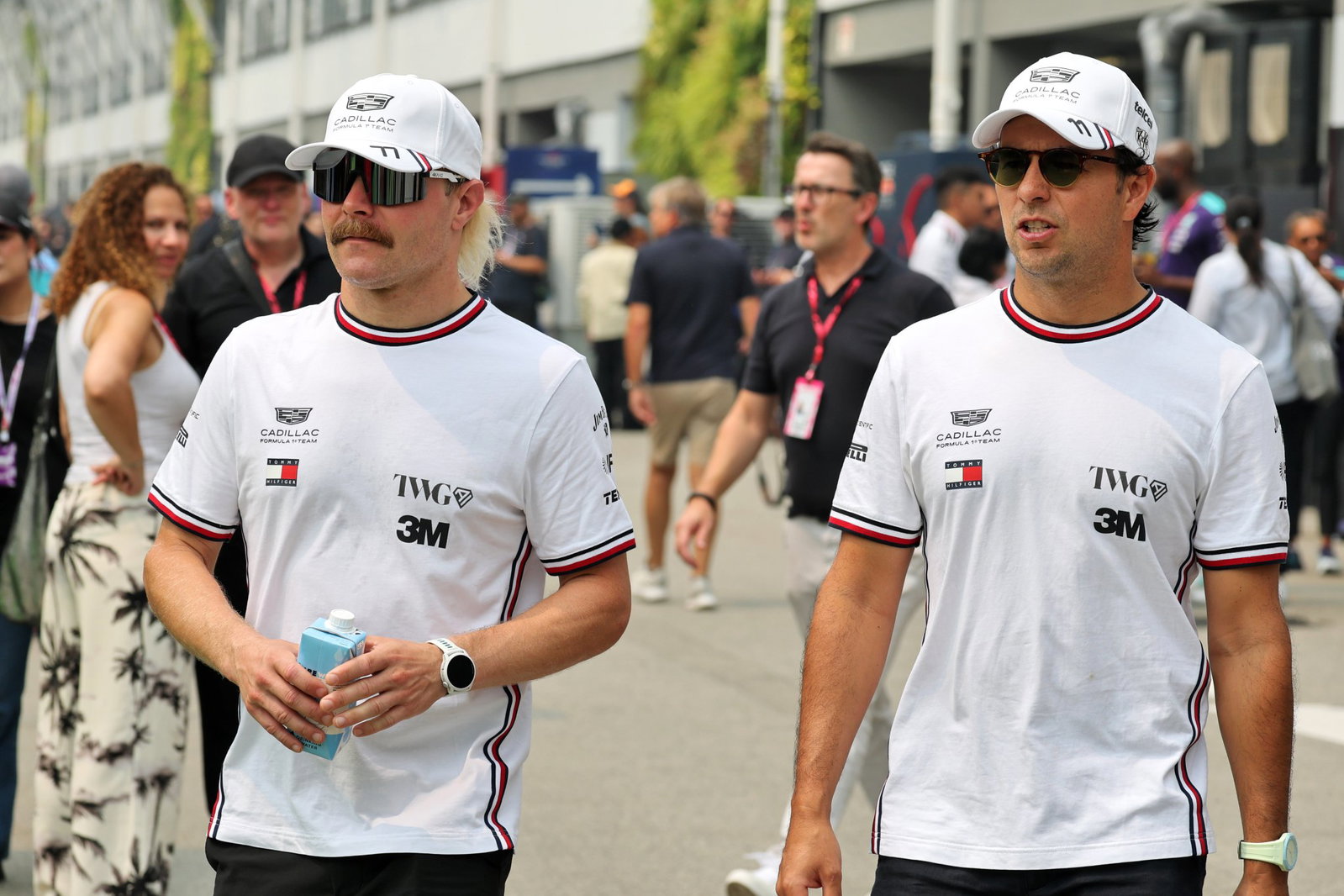Valtteri Bottas and Sergio Perez
