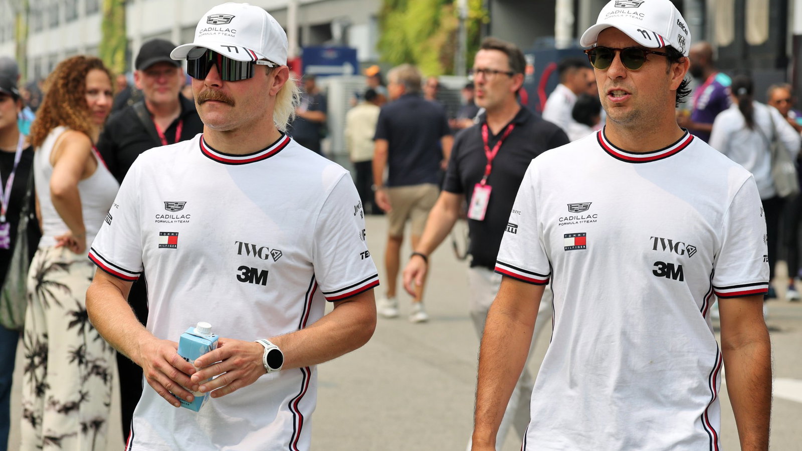Valtteri Bottas and Sergio Perez