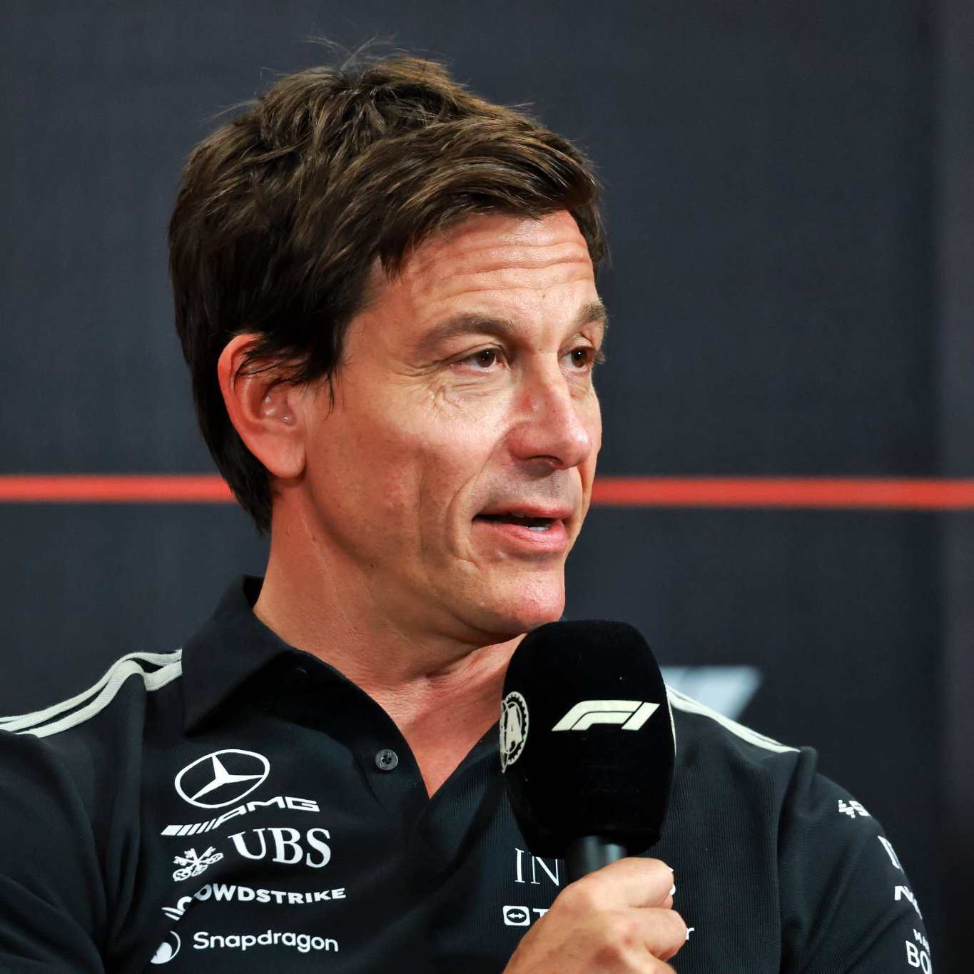 Toto Wolff made light of the situation after the race