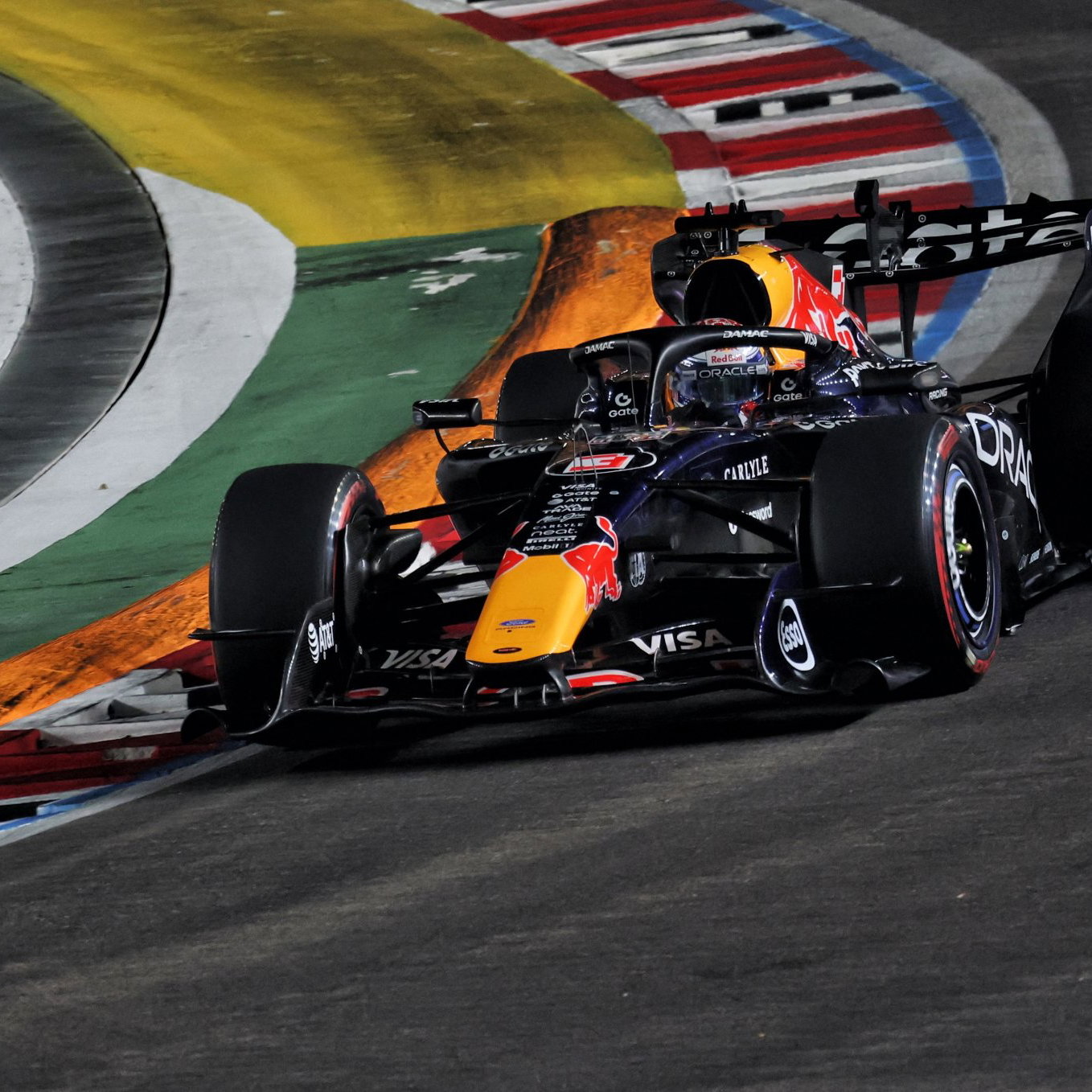 Max Verstappen secured pole in Singapore