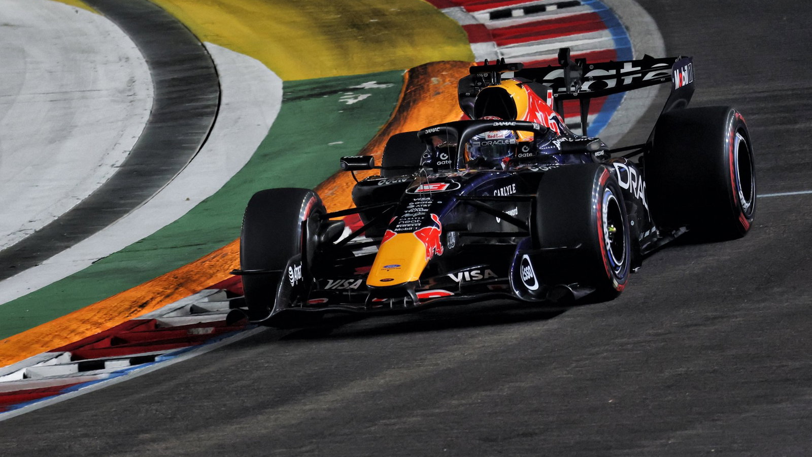 Max Verstappen secured pole in Singapore