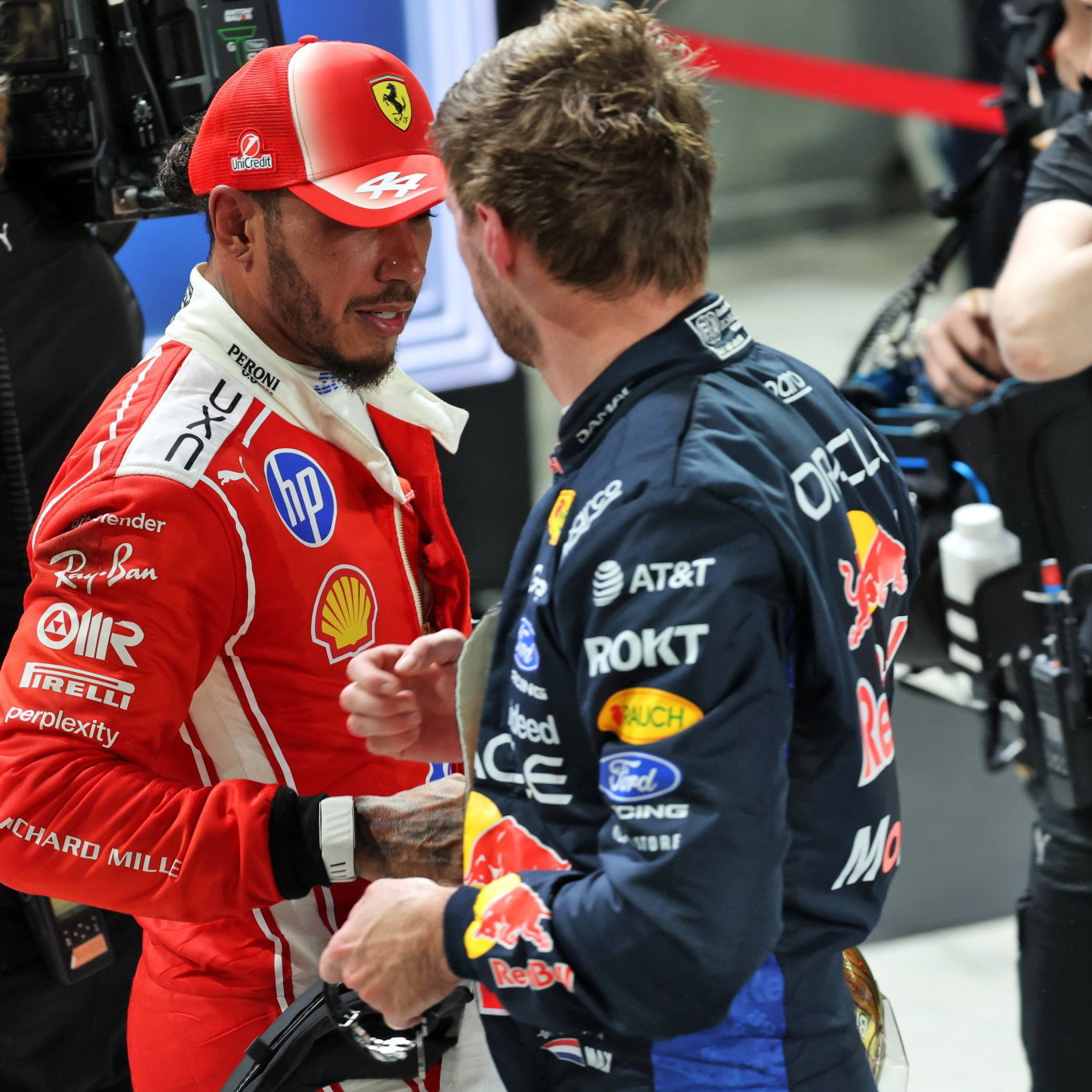 Lewis Hamilton had to settle for third place