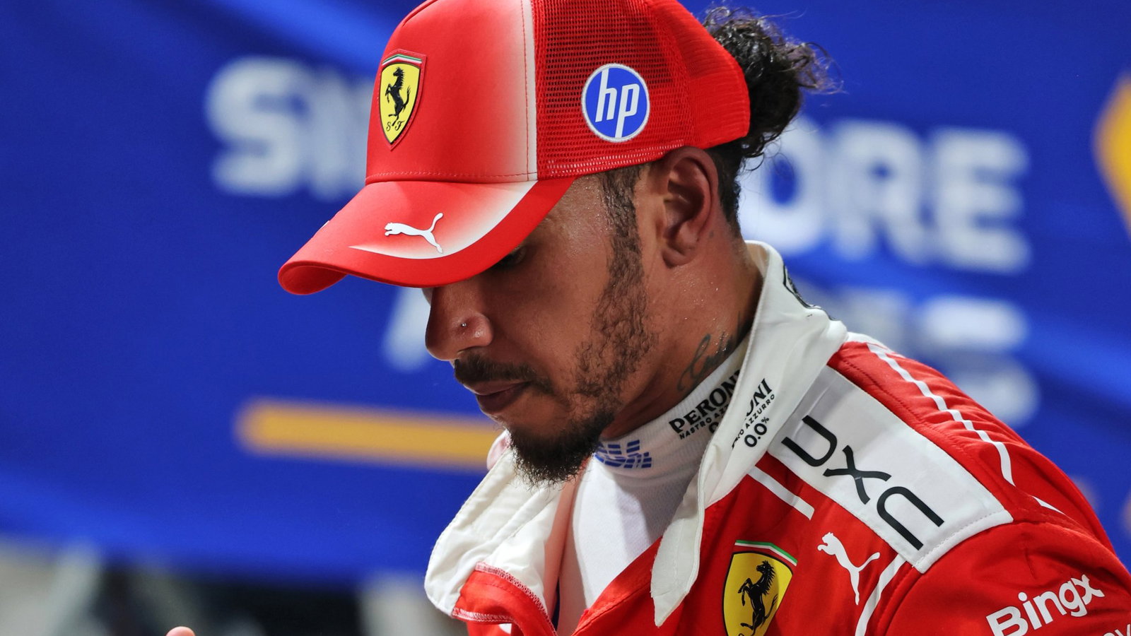 Lewis Hamilton lost what looked like a certain podium finish in Singapore