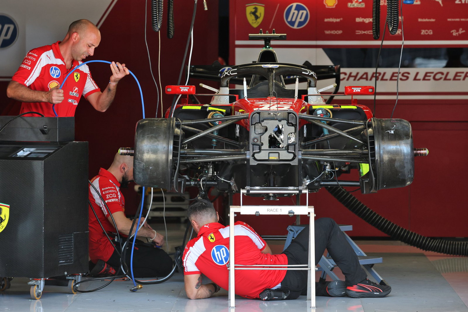 Ferrari has brought an upgrade to COTA