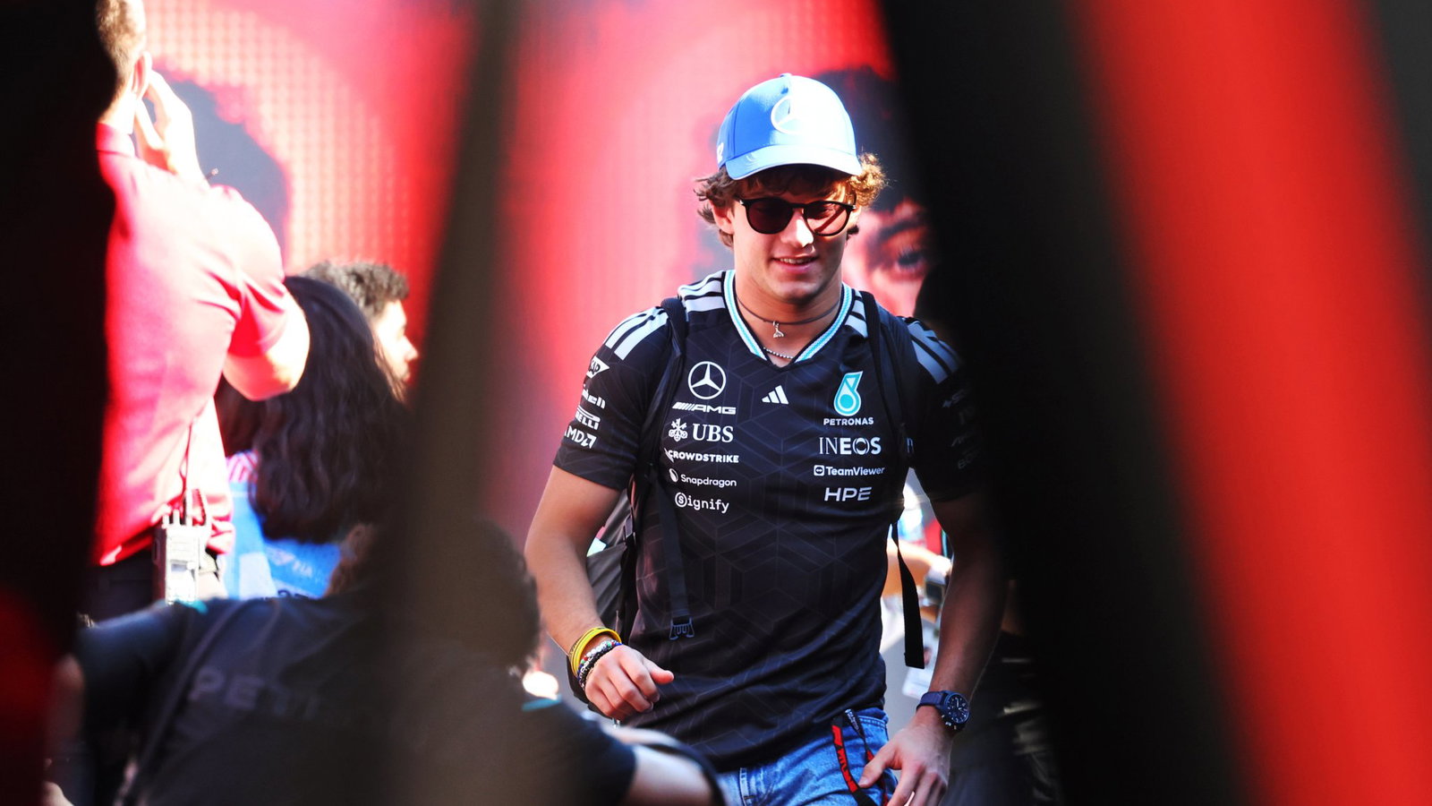 Kimi Antonelli had an embarrassing moment that went viral in Austin