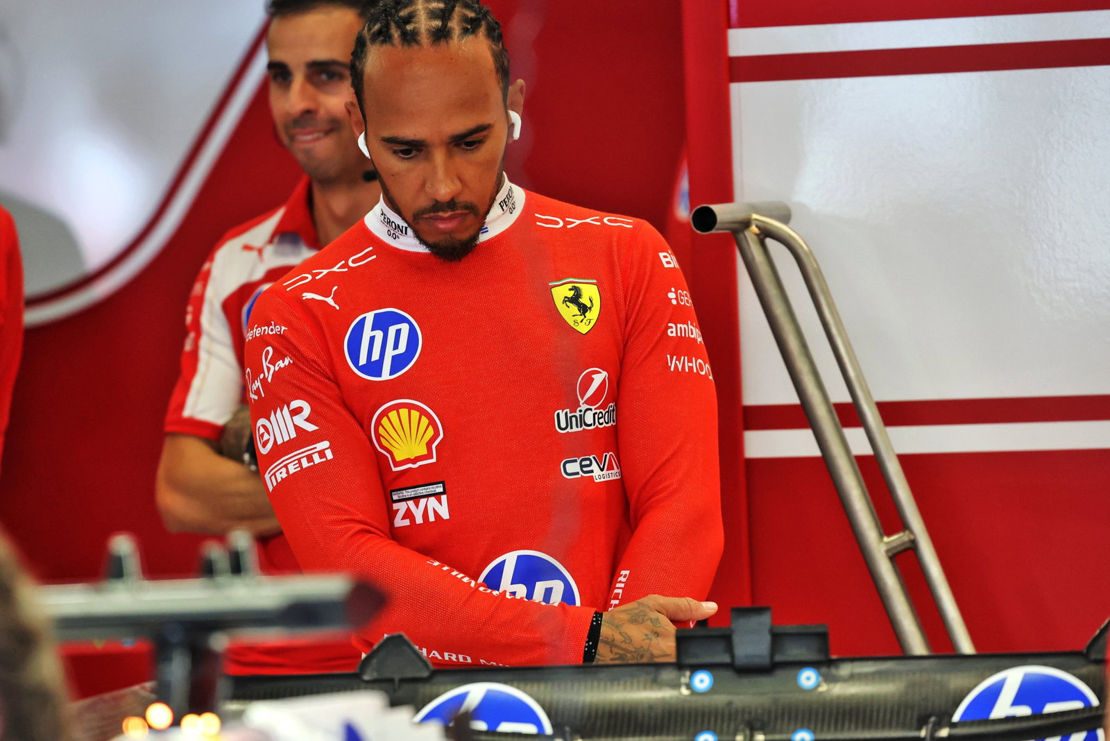 Hamilton attempted to downplay Ferrari's upgrade 