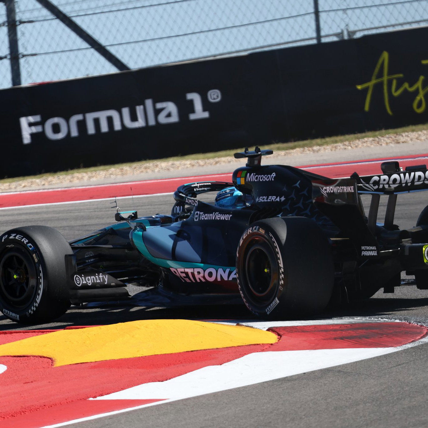 George Russell, Mercedes, 2026 United States Grand Prix 