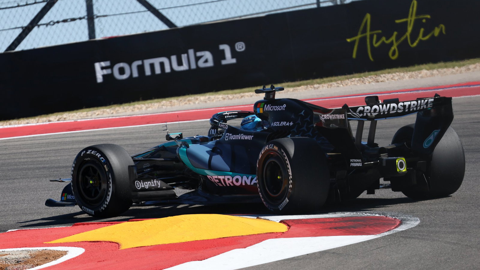 George Russell, Mercedes, 2026 United States Grand Prix