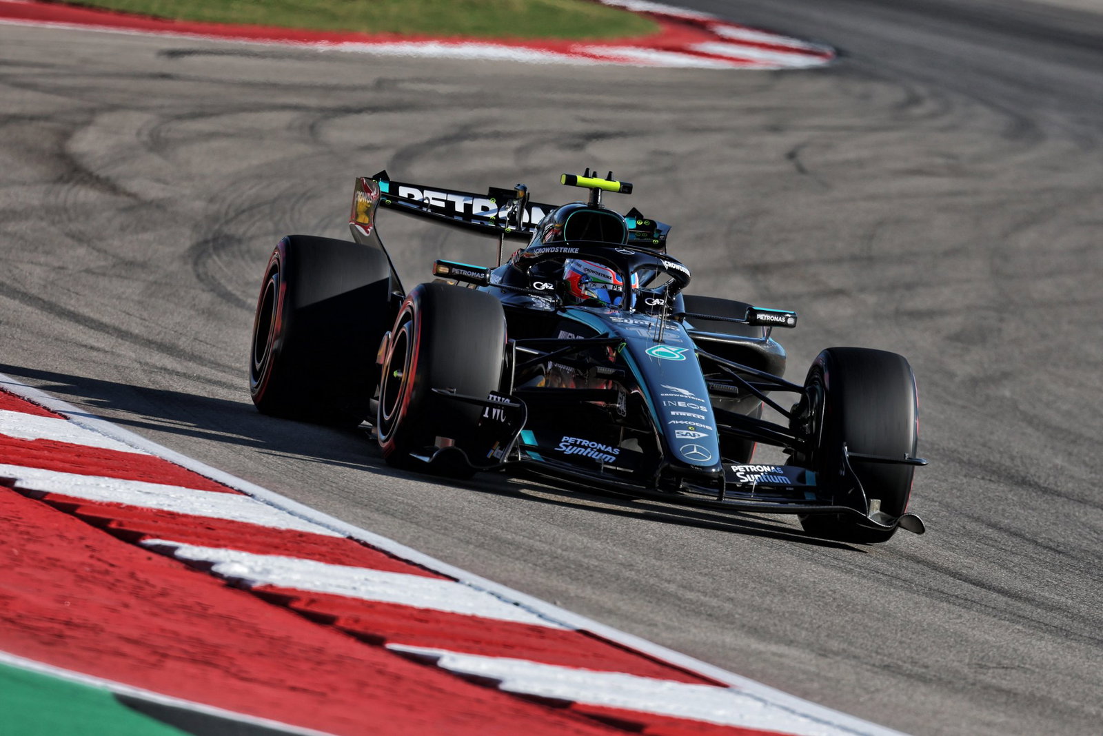 Mercedes is running its latest upgrade on both cars in the US