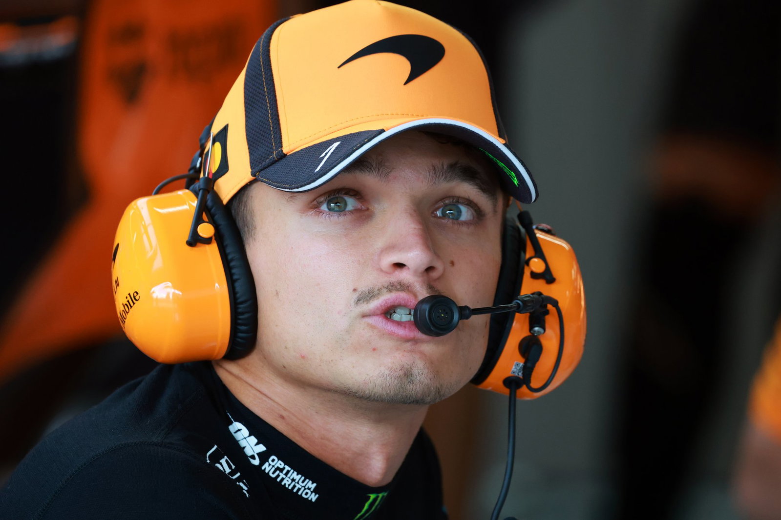 Reigning world champion Norris is taking headache tablets
