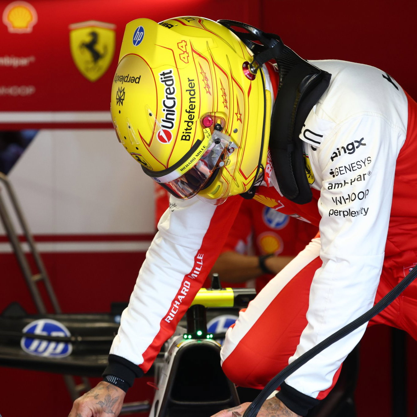 Lewis Hamilton is using FP1 in Mexico to carry out tests