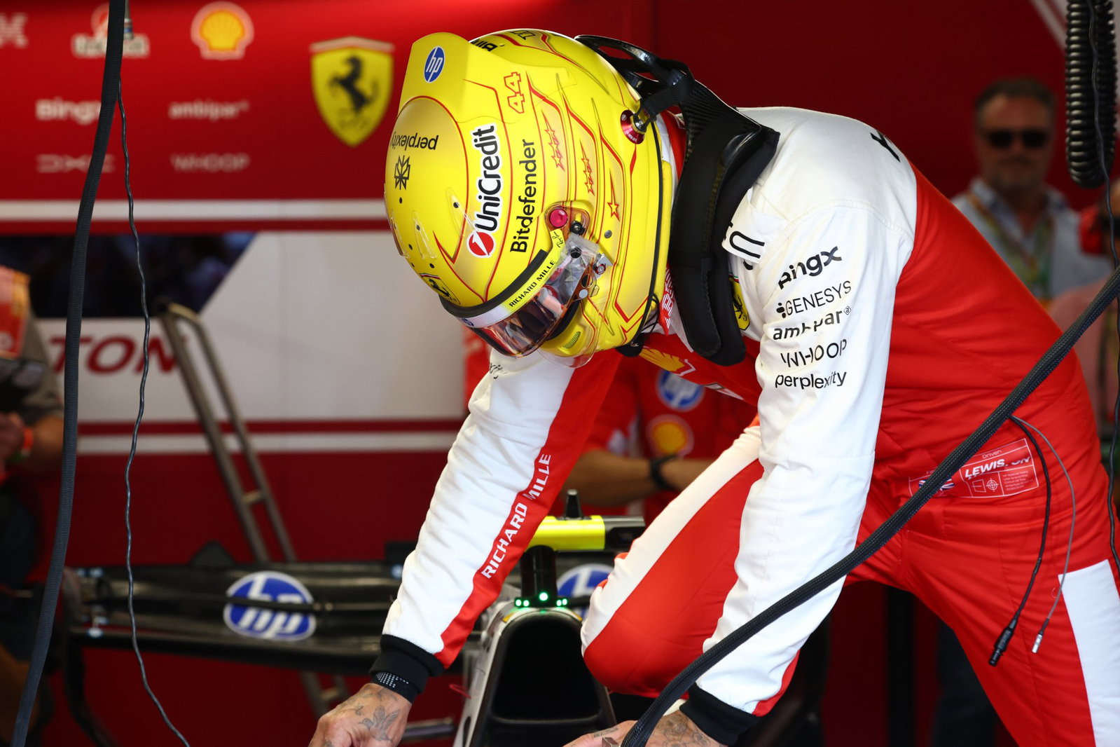 Lewis Hamilton is using FP1 in Mexico to carry out tests