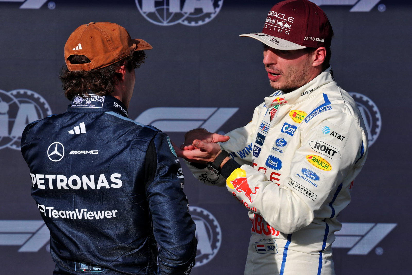 Verstappen had to settle with P2 behind Antonelli