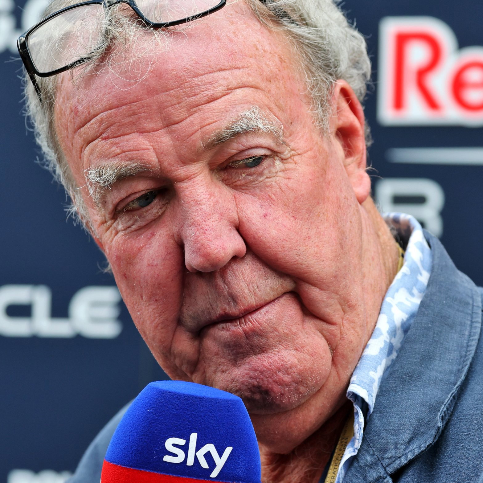 Jeremy Clarkson is a guest of Alpine in Austin