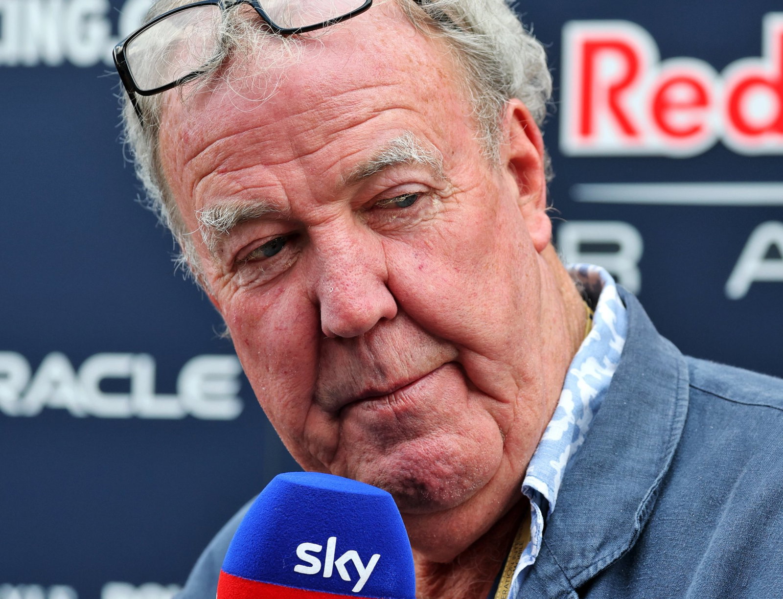 Clarkson was a guest of Alpine in the Austin paddock