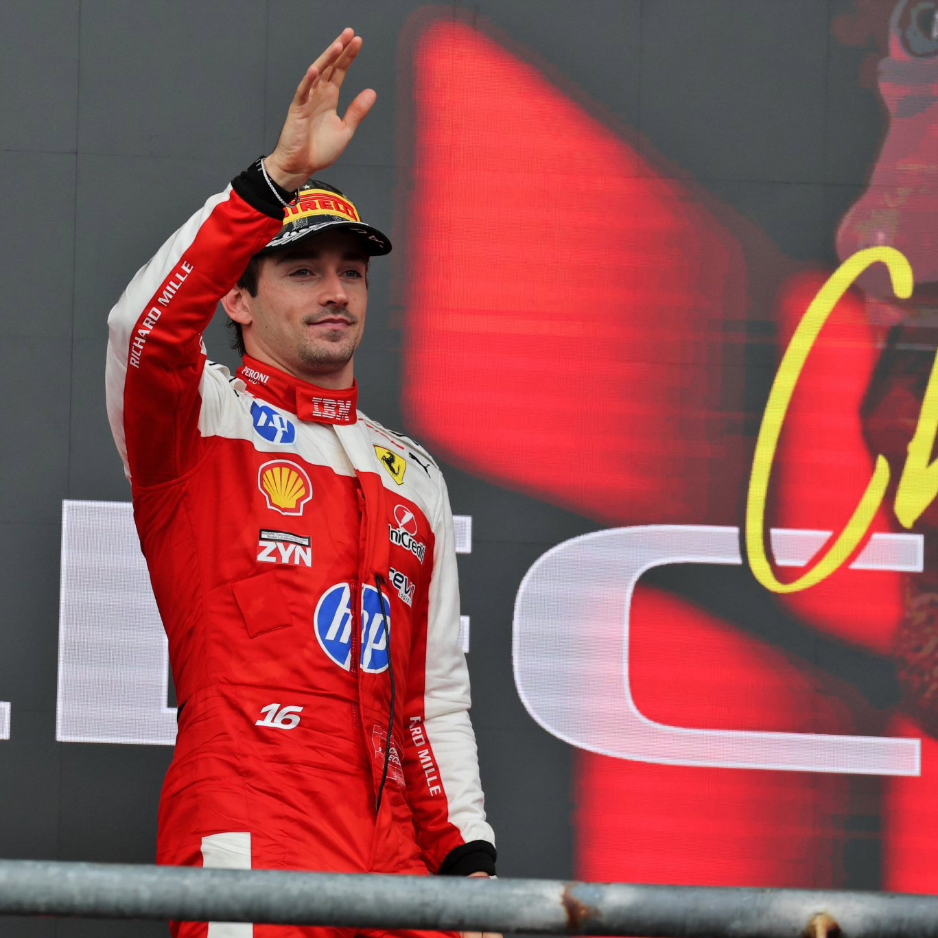 Charles Leclerc finished second in Austin