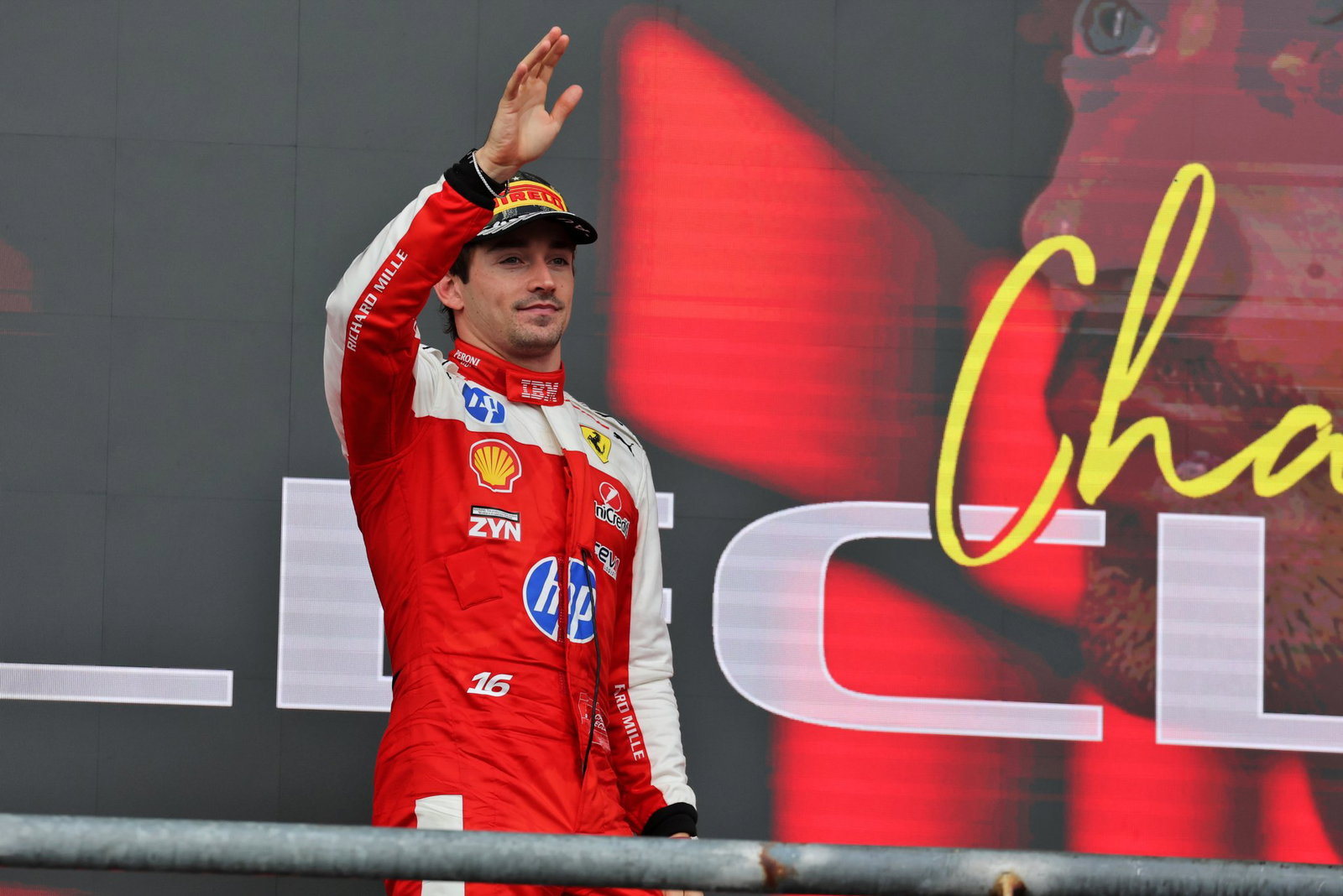 Charles Leclerc finished second in Austin