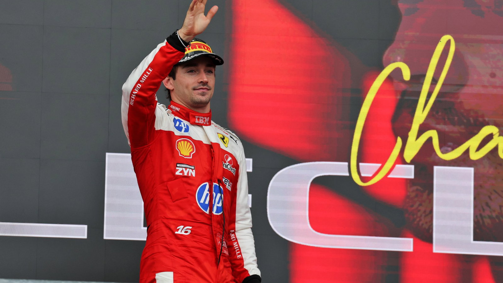 Charles Leclerc finished second in Austin