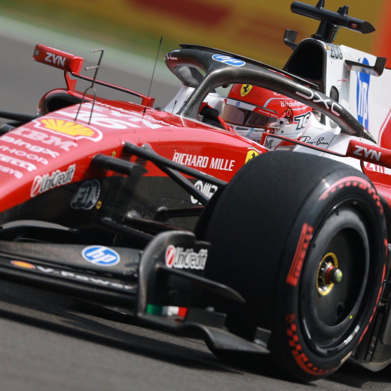 Charles Leclerc set the pace in first practice