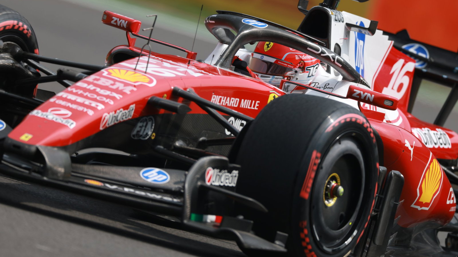 Charles Leclerc set the pace in first practice