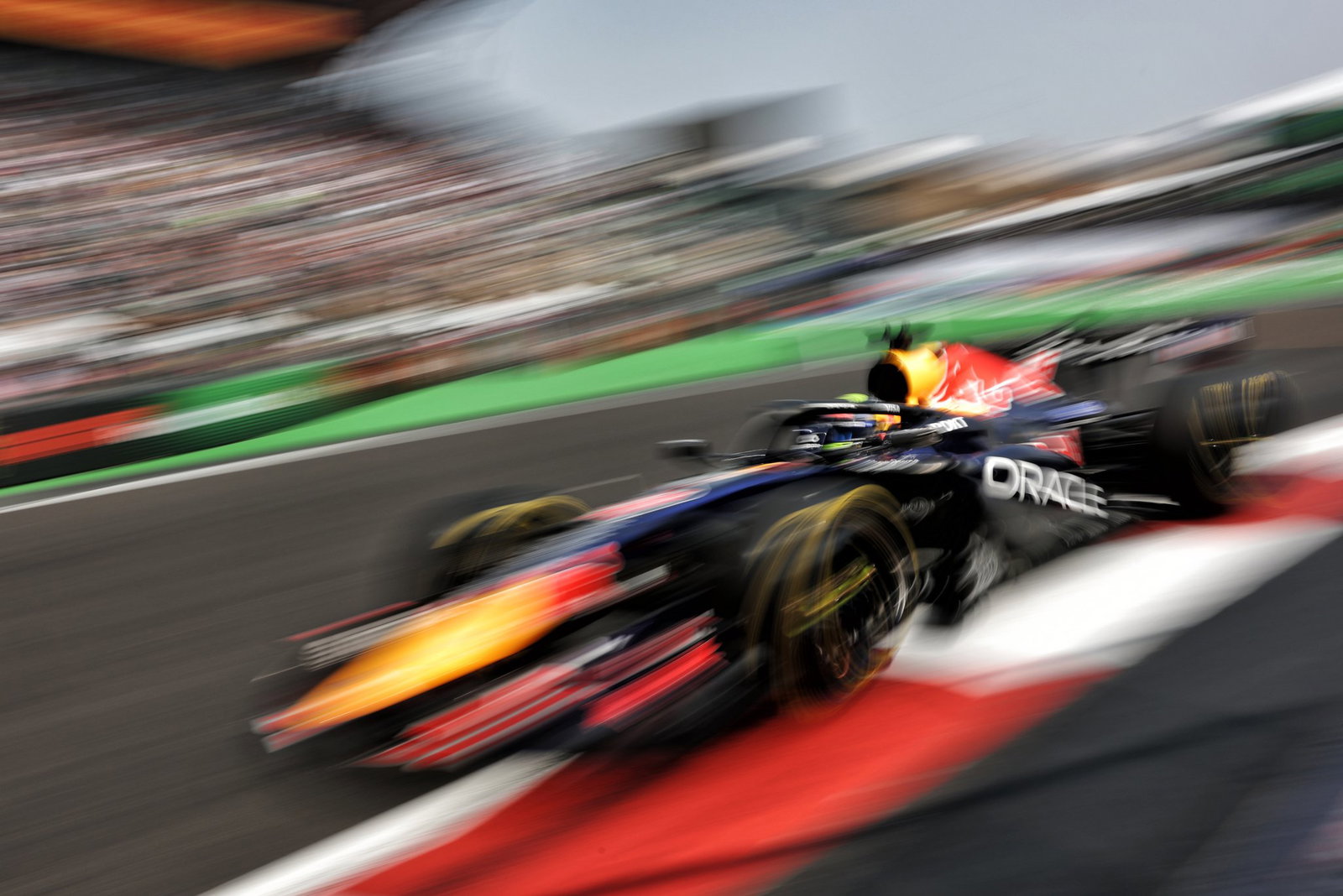 Hadjar was 11th-fastest in FP1 in Mexico
