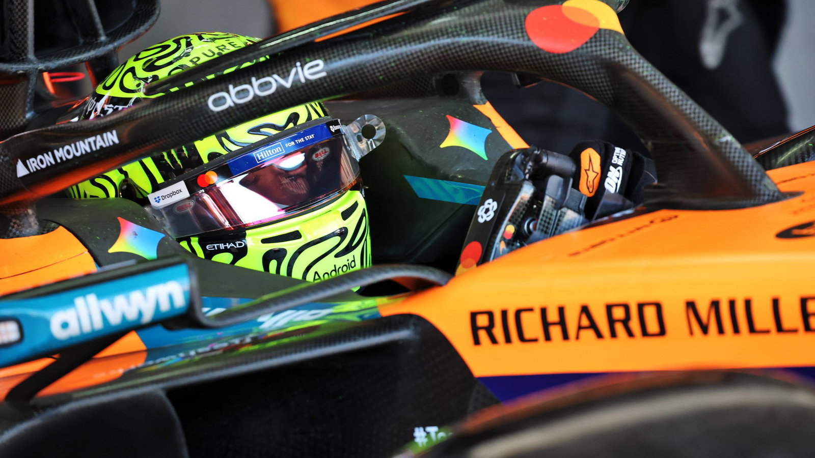 McLaren's Lando Norris set the pace in final practice