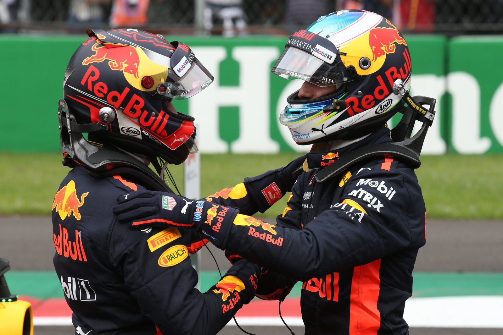 Verstappen and Ricciardo spent two years together at Red Bull