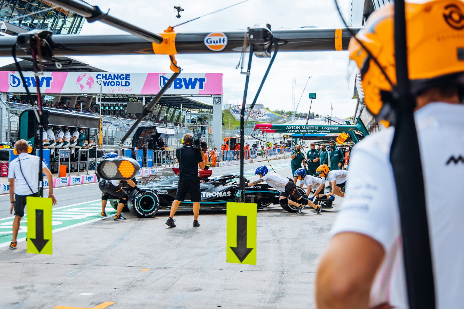 F1 Styrian GP: Verstappen fastest again as Bottas spins in pitlane