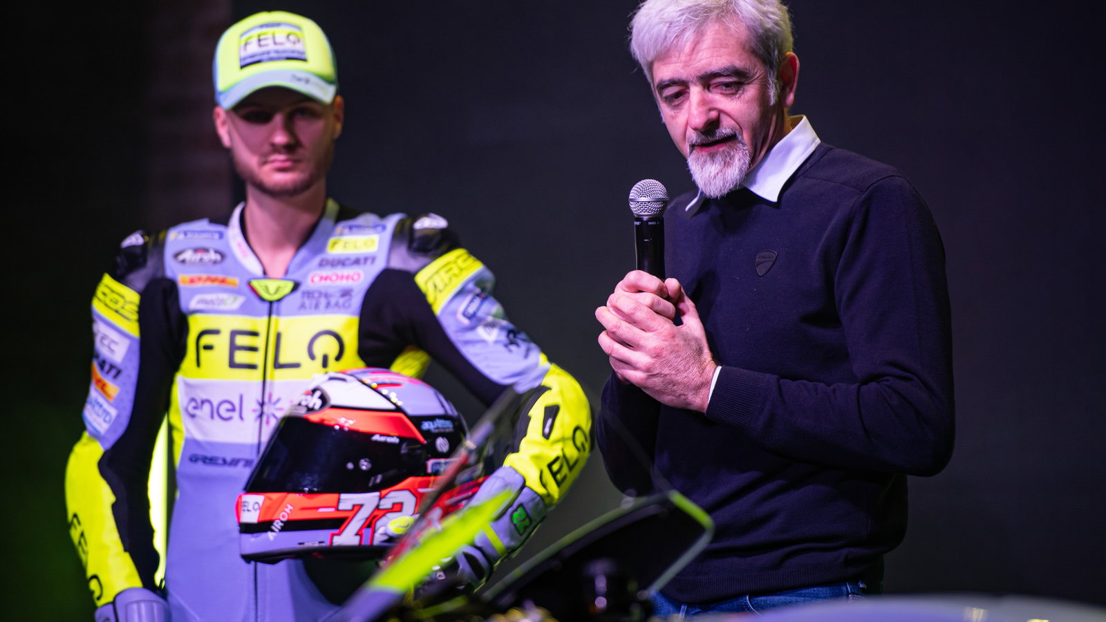 Gigi Dall’Igna at Gresini MotoE team presentation