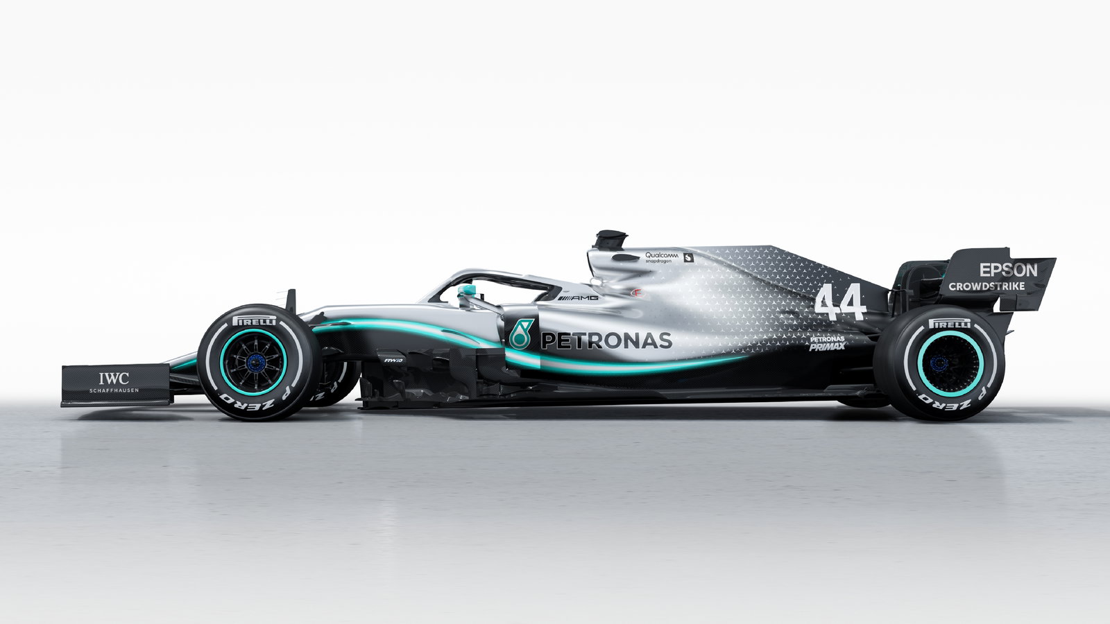 Mercedes reveals W10 Formula 1 car with fresh livery