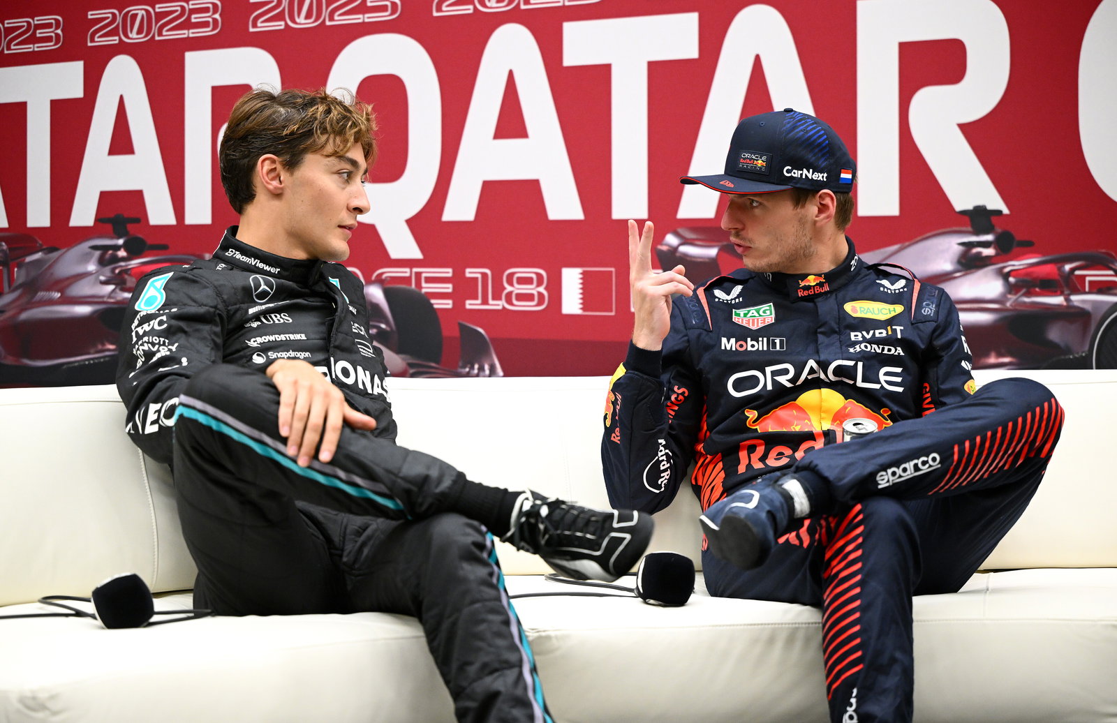 George Russell admits Max Verstappen is “on another level” and urges Mercedes to ‘raise game’&nbsp;for F1 2024