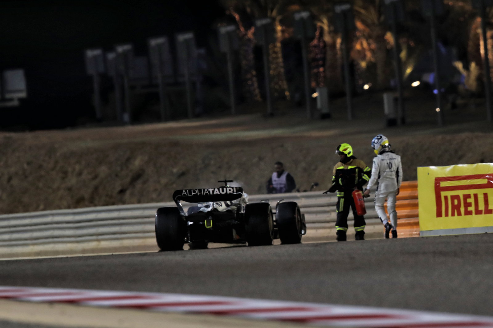 Charles Leclerc heads Ferrari 1-2 as Max Verstappen retires in F1 Bahrain GP