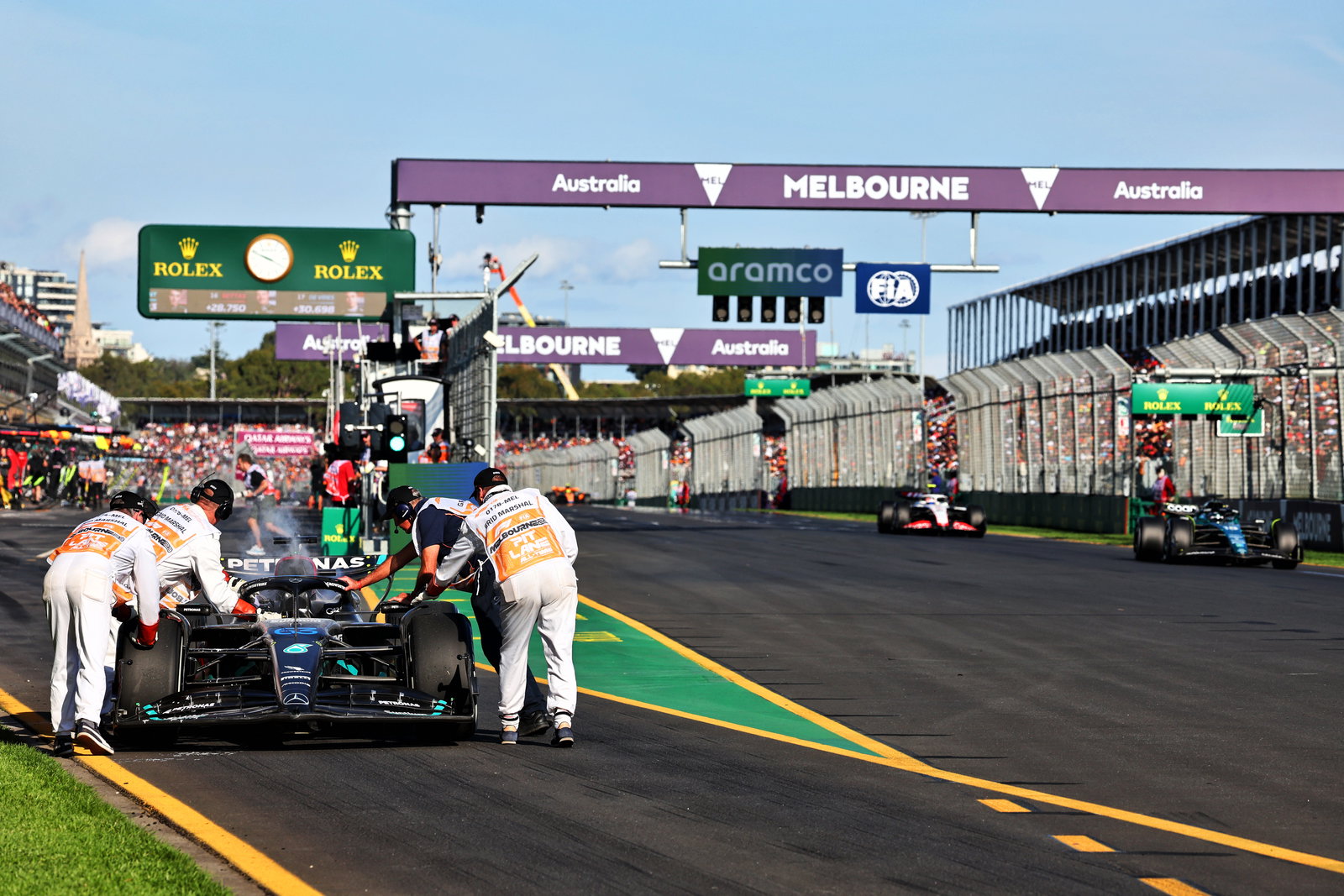 F1 Australian GP: Max Verstappen beats Lewis Hamilton to win chaotic race