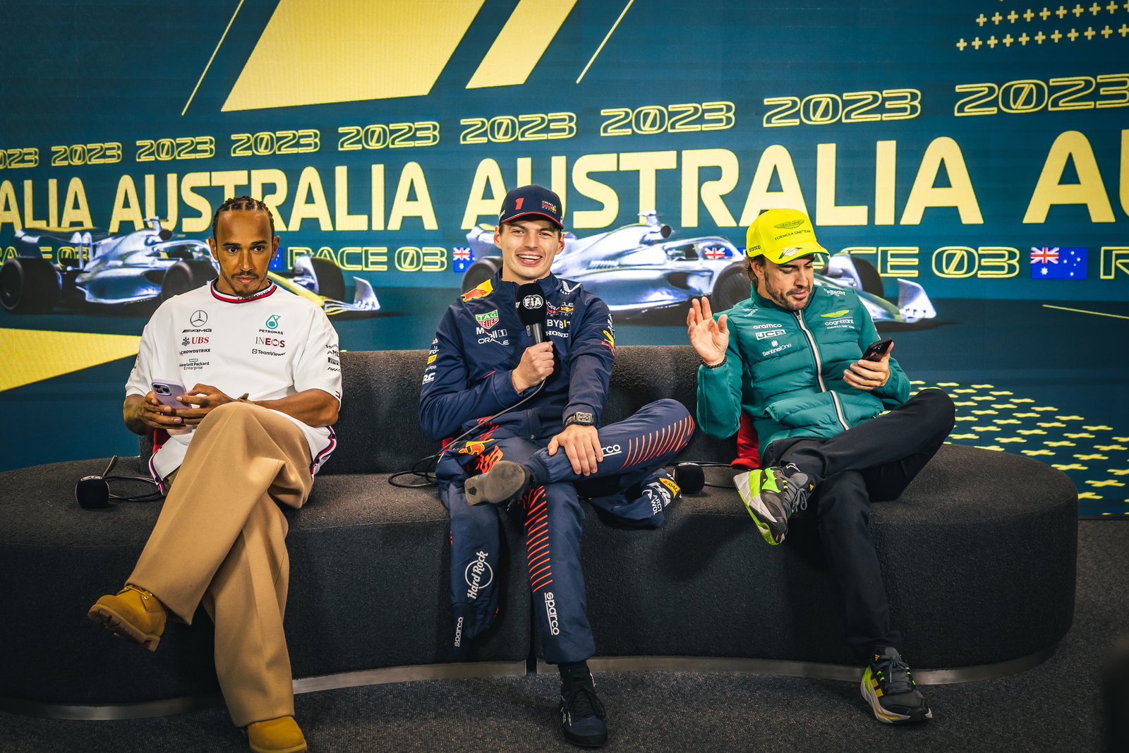 Max Verstappen accuses Lewis Hamilton of ‘not respecting’ rules in first-lap battle at F1 Australian GP