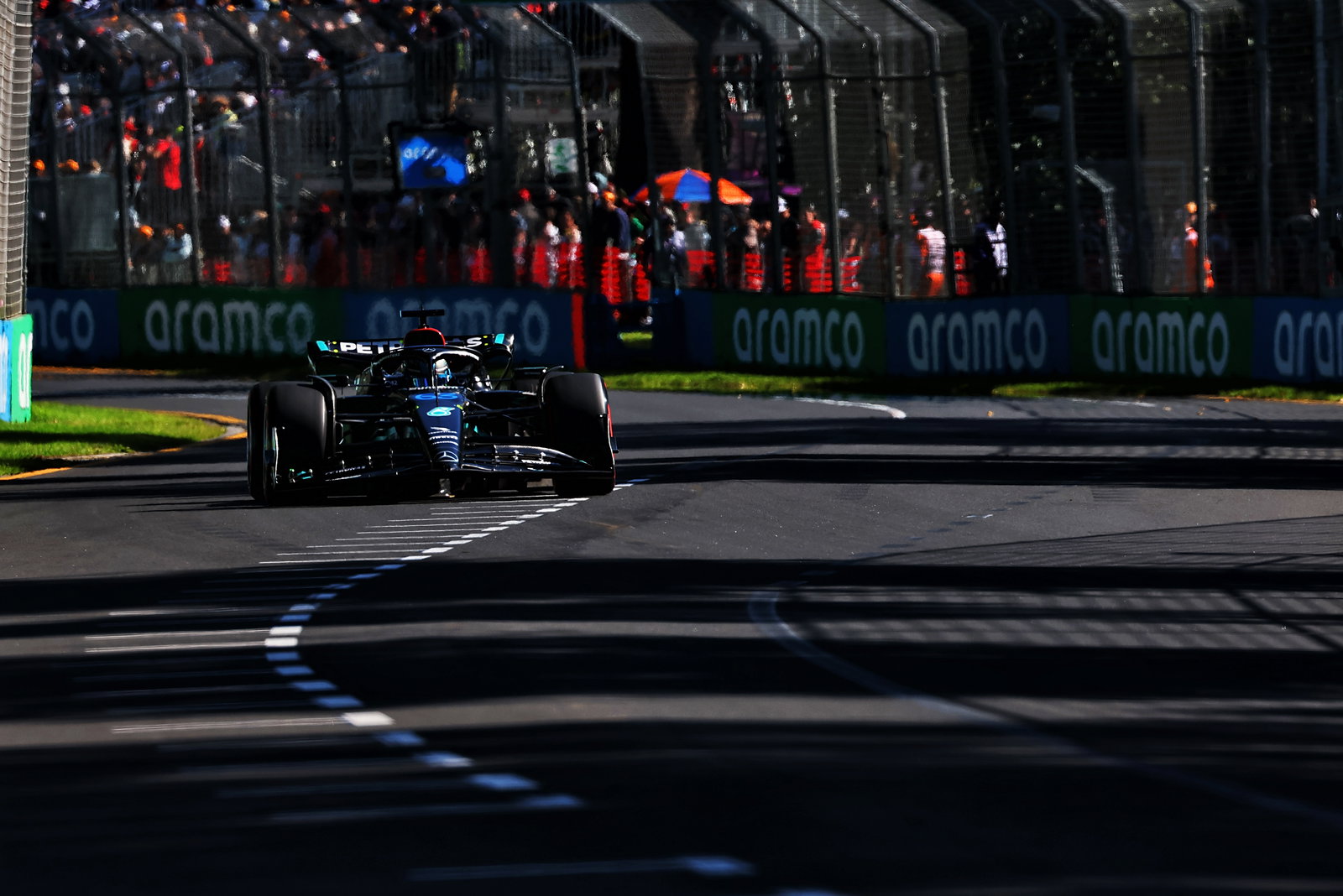 “They’re holding back” - The Mercedes tactic George Russell believes Red Bull used in F1 Australia